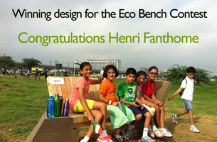 Eco benches at Aravalli Park