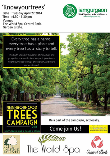 2014-4 On the eve of Earth Day, we are delighted to initiate the-knowyourtrees-campaign in partnership with the TreesIndia team.